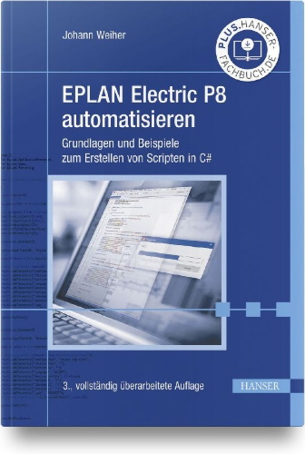 Buchcover und Innenansicht für das Buch: EPLAN Electric P8 automatisieren