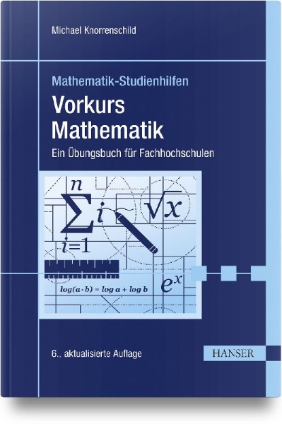 Buchcover und Innenansicht für das Buch: Vorkurs Mathematik