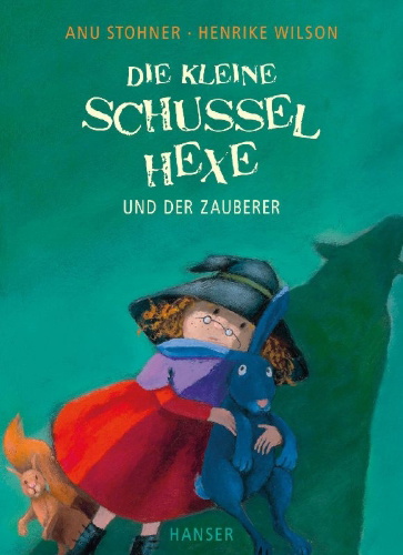 Buchcover und Innenansicht für das Buch: Die kleine Schusselhexe und der Zauberer