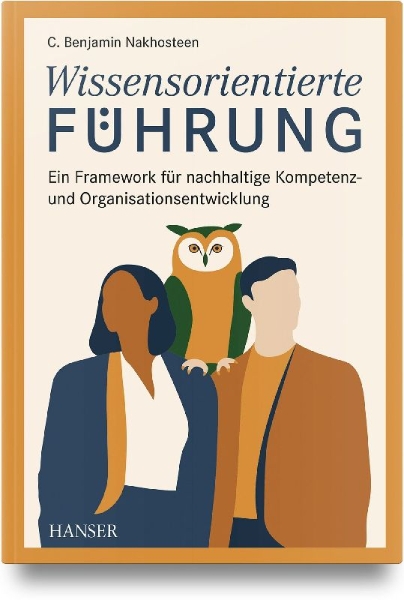 Buchcover und Innenansicht für das Buch: Wissensorientierte Führung