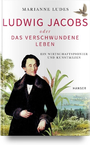 Buchcover und Innenansicht für das Buch: Ludwig Jacobs oder das verschwundene Leben