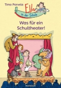 Buchcover und Innenansicht für das Buch: Ella teatterissa