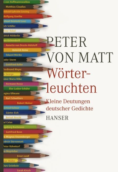 Buchcover und Innenansicht für das Buch: Wörterleuchten