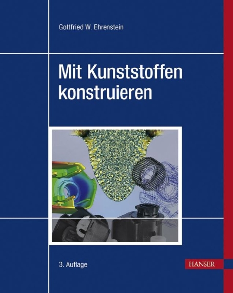 Buchcover und Innenansicht für das Buch: Mit Kunststoffen konstruieren