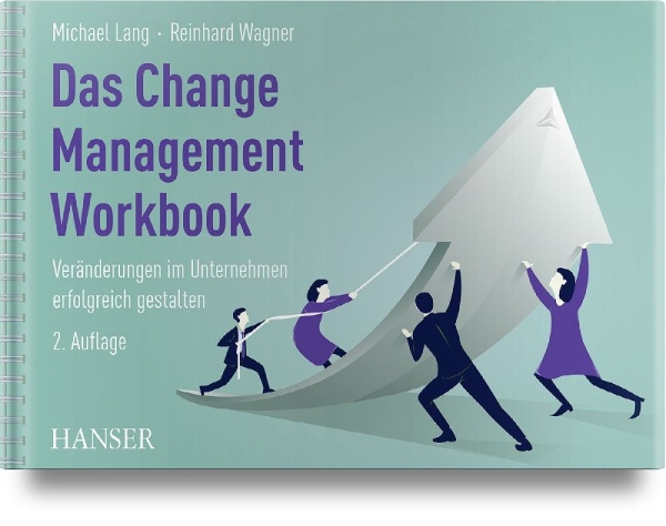Buchcover und Innenansicht für das Buch: Das Change Management Workbook