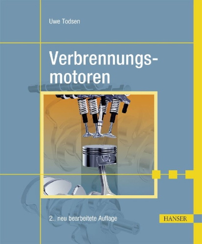 Buchcover und Innenansicht für das Buch: Verbrennungsmotoren