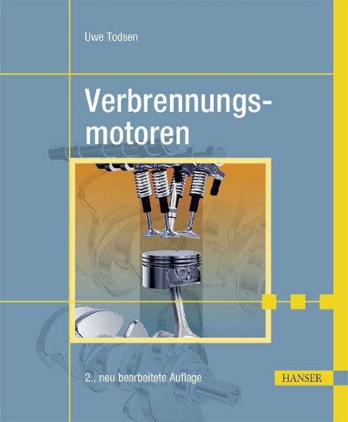 Buchcover und Innenansicht für das Buch: Verbrennungsmotoren