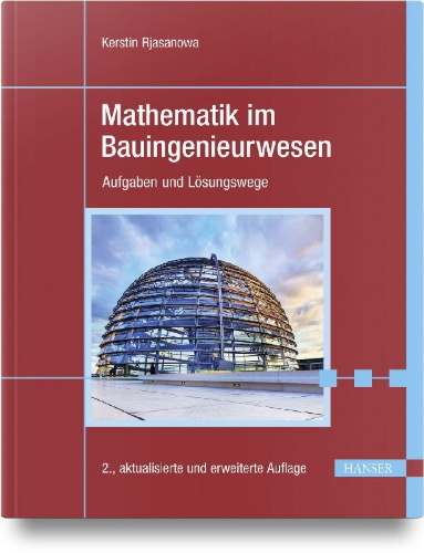 Buchcover und Innenansicht für das Buch: Mathematik im Bauingenieurwesen