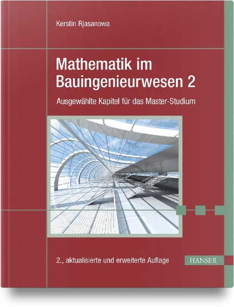 Buchcover und Innenansicht für das Buch: Mathematik im Bauingenieurwesen 2