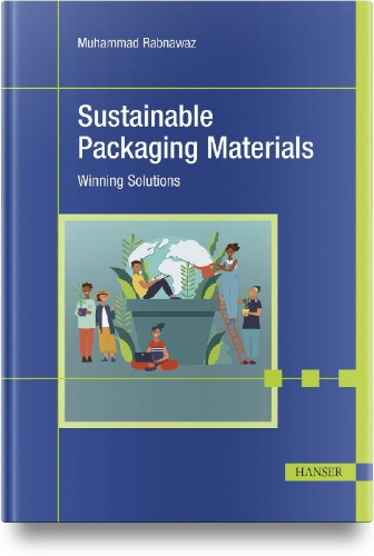 Buchcover und Innenansicht für das Buch: Sustainable Packaging Materials