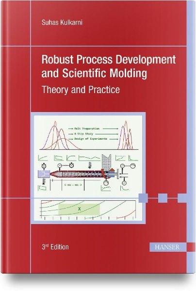 Buchcover und Innenansicht für das Buch: Robust Process Development and Scientific Molding