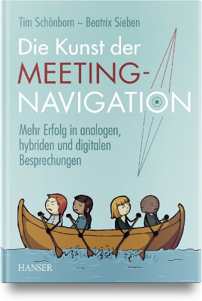 Buchcover und Innenansicht für das Buch: Die Kunst der Meeting-Navigation