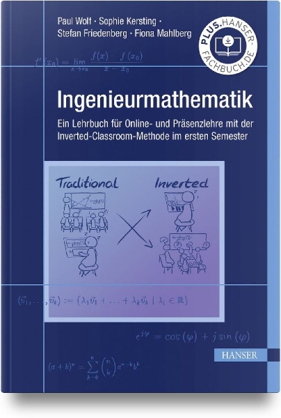 Buchcover und Innenansicht für das Buch: Ingenieurmathematik