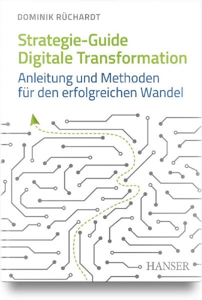 Buchcover und Innenansicht für das Buch: Strategie-Guide Digitale Transformation