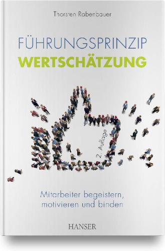 Buchcover und Innenansicht für das Buch: Führungsprinzip Wertschätzung