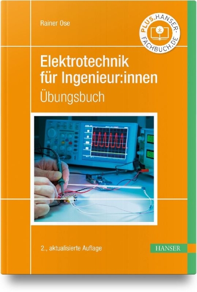 Buchcover und Innenansicht für das Buch: Elektrotechnik für Ingenieur:innen