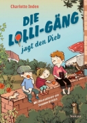 Buchcover und Innenansicht für das Buch: Die Lolli-Gäng jagt den Dieb