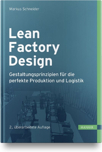 Buchcover und Innenansicht für das Buch: Lean Factory Design