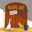 Buchcover und Innenansicht für das Buch: Klopf an! Auf dem Bauernhof