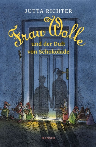 Buchcover und Innenansicht für das Buch: Frau Wolle und der Duft von Schokolade