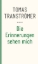 Buchcover und Innenansicht für das Buch: Die Erinnerungen sehen mich