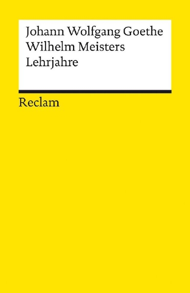 Buchcover und Innenansicht für das Buch: Wilhelm Meisters Lehrjahre