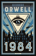 Buchcover und Innenansicht für das Buch: 1984