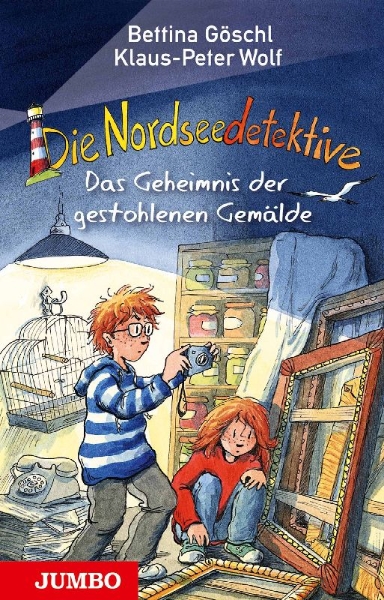 Buchcover und Innenansicht für das Buch: Die Nordseedetektive 08. Das Geheimnis der gestohlenen Gemälde