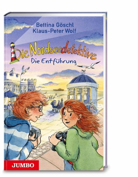 Buchcover und Innenansicht für das Buch: Die Nordseedetektive. Die Entführung