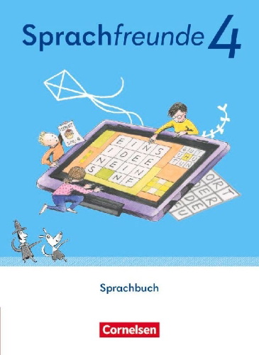 Buchcover und Innenansicht für das Buch: Sprachfreunde 4. Schuljahr. Östliche Bundesländer und Berlin - Schulbuch