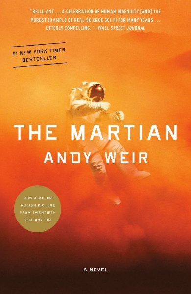 Buchcover und Innenansicht für das Buch: The Martian