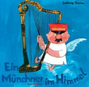 Buchcover und Innenansicht für das Buch: Ein Münchner im Himmel