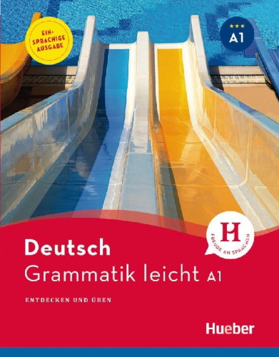 Buchcover und Innenansicht für das Buch: Grammatik leicht A1. Einsprachige Ausgabe