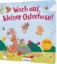 Buchcover und Innenansicht für das Buch: Wach auf, kleiner Osterhase!