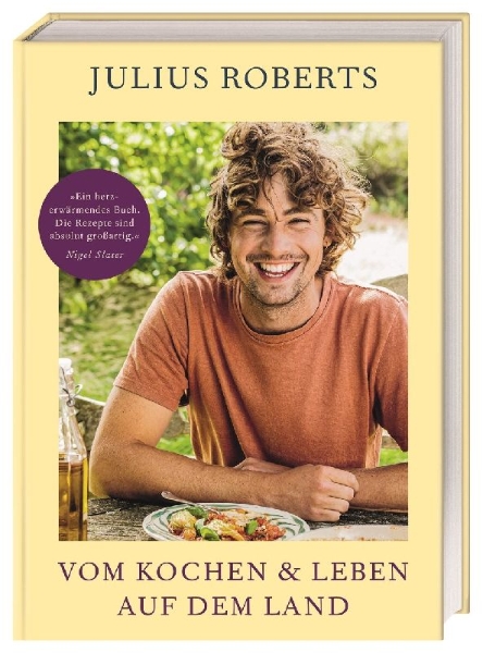 Buchcover und Innenansicht für das Buch: Vom Kochen und Leben auf dem Land