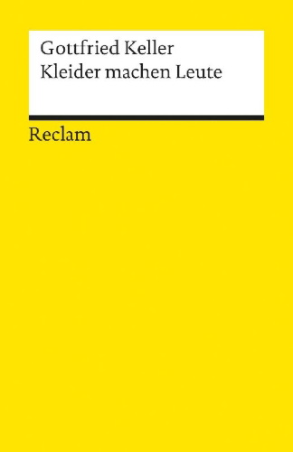 Buchcover und Innenansicht für das Buch: Kleider machen Leute