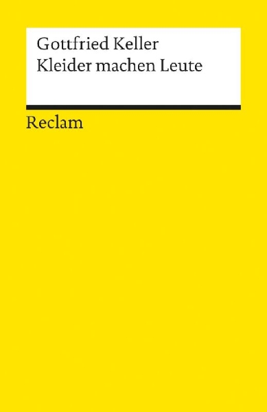 Buchcover und Innenansicht für das Buch: Kleider machen Leute