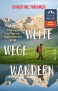 Buchcover und Innenansicht für das Buch: Weite Wege Wandern