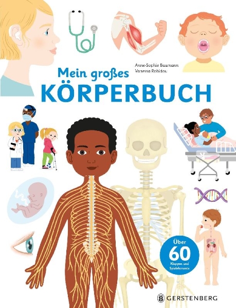 Buchcover und Innenansicht für das Buch: Mein großes Körperbuch