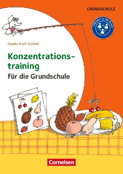 Buchcover und Innenansicht für das Buch: Konzentrationstraining für die Grundschule