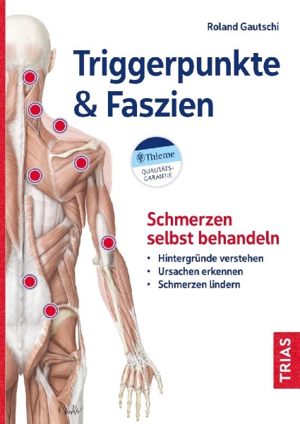 Buchcover und Innenansicht für das Buch: Triggerpunkte & Faszien