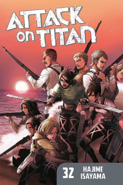 Buchcover und Innenansicht für das Buch: Attack on Titan 32