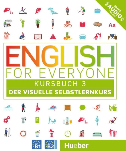 Buchcover und Innenansicht für das Buch: English for Everyone 3 - Kursbuch