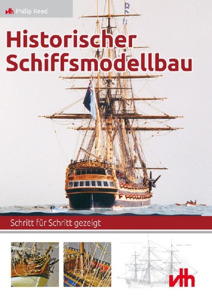 Buchcover und Innenansicht für das Buch: Historischer Schiffsmodellbau
