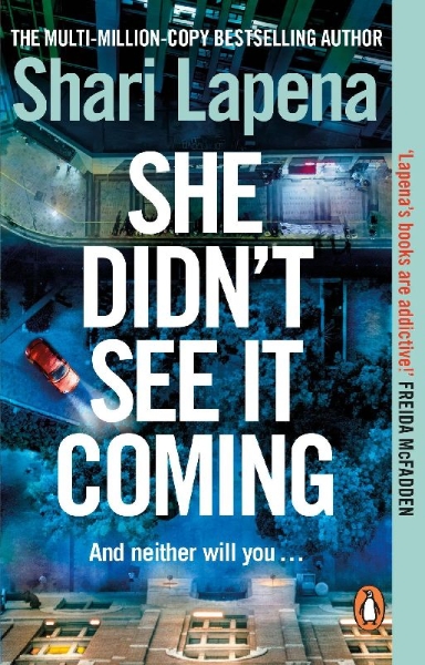 Buchcover und Innenansicht für das Buch: She Didn't See It Coming