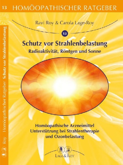 Buchcover und Innenansicht für das Buch: Schutz vor Strahlenbelastung, Radioaktivität, Röntgen, Sonne