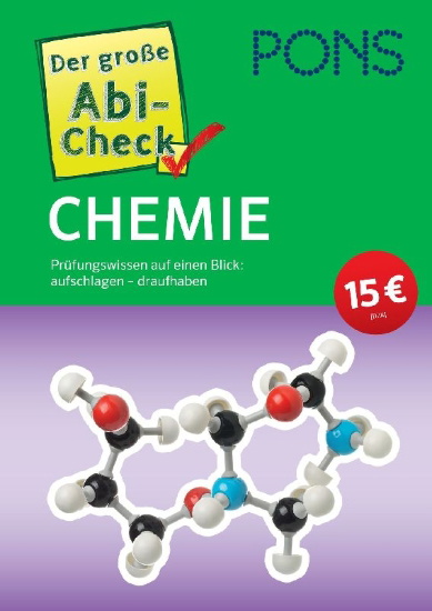 Buchcover und Innenansicht für das Buch: PONS Der große Abi-Check Chemie