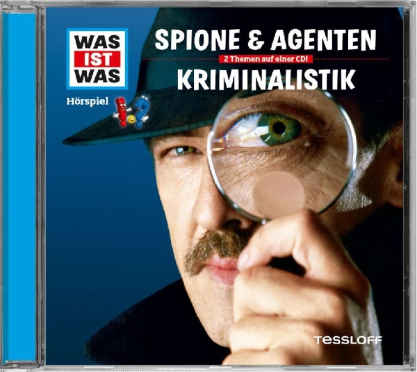 Buchcover und Innenansicht für das Buch: Was ist was Hörspiel-CD: Kriminalistik/ Spione & Agenten