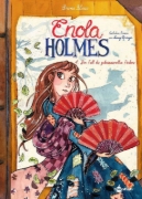 Buchcover und Innenansicht für das Buch: Enola Holmes (Comic). Band 4