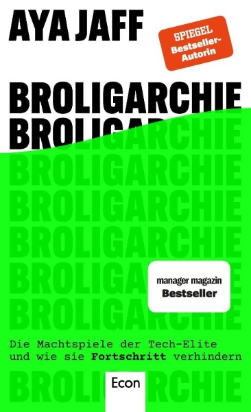 Buchcover und Innenansicht für das Buch: Broligarchie